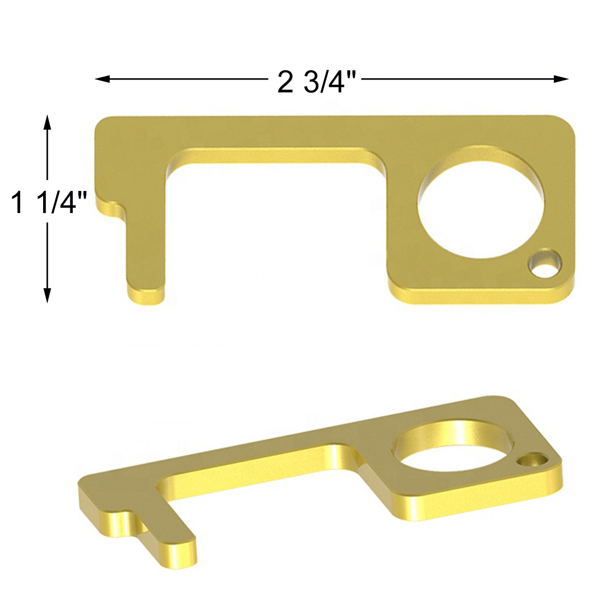 Handheld Non-Contact Door Opener & Stylus Keychain Tool 3