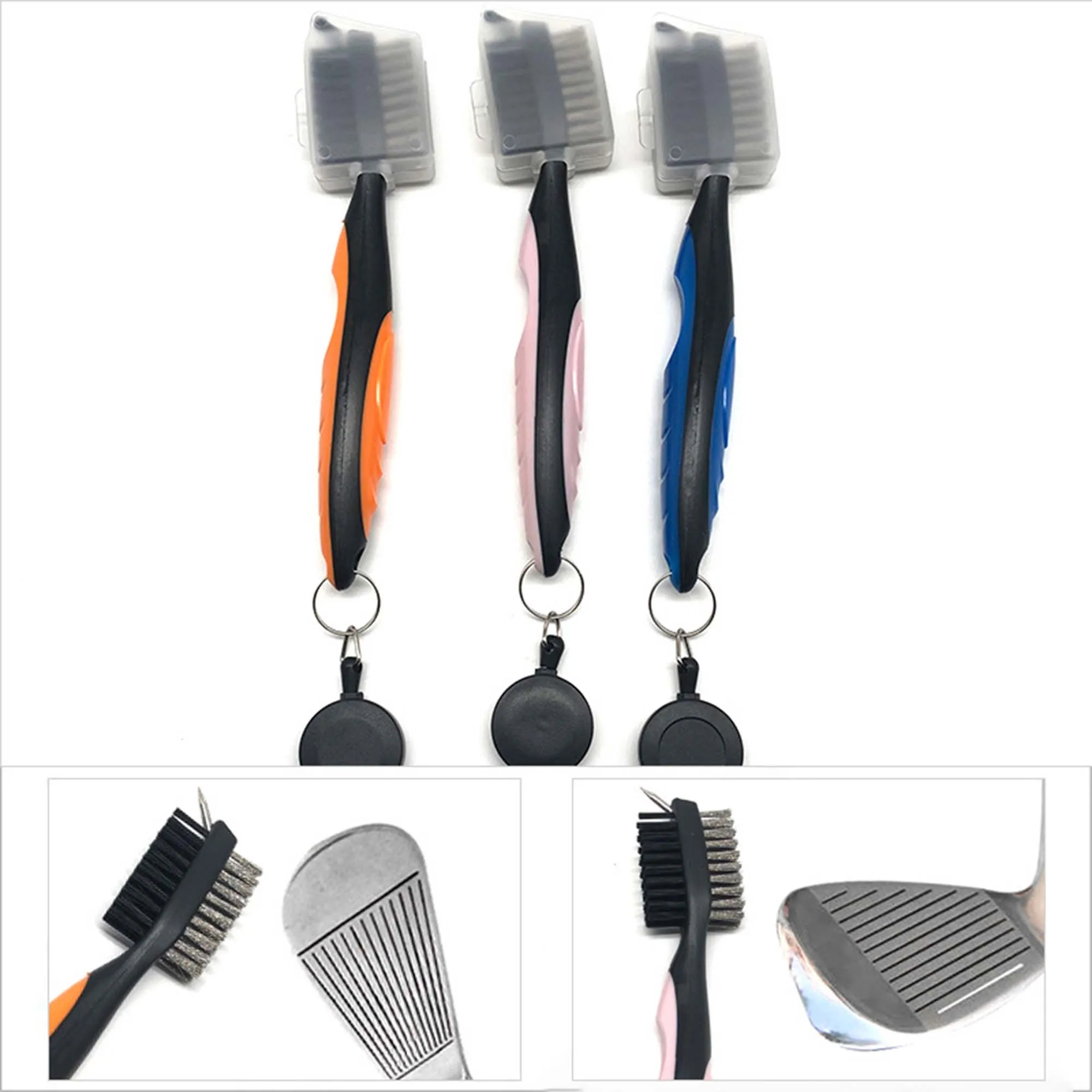 Golf Club Cleaning Double Brushes 4