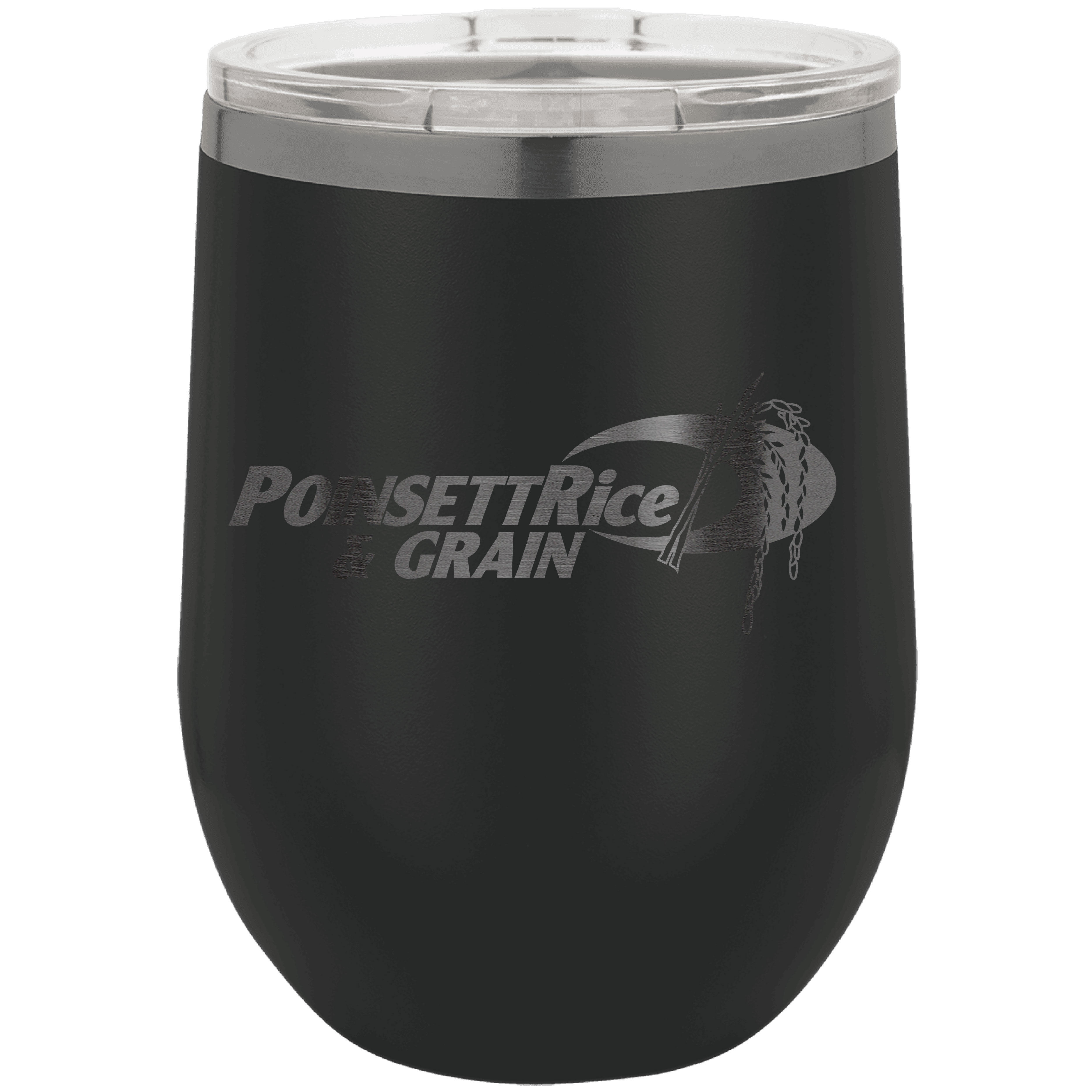 Polar Camel 12 Oz. ION-Plated Ghost Black Stemless Wine Tumbler 17