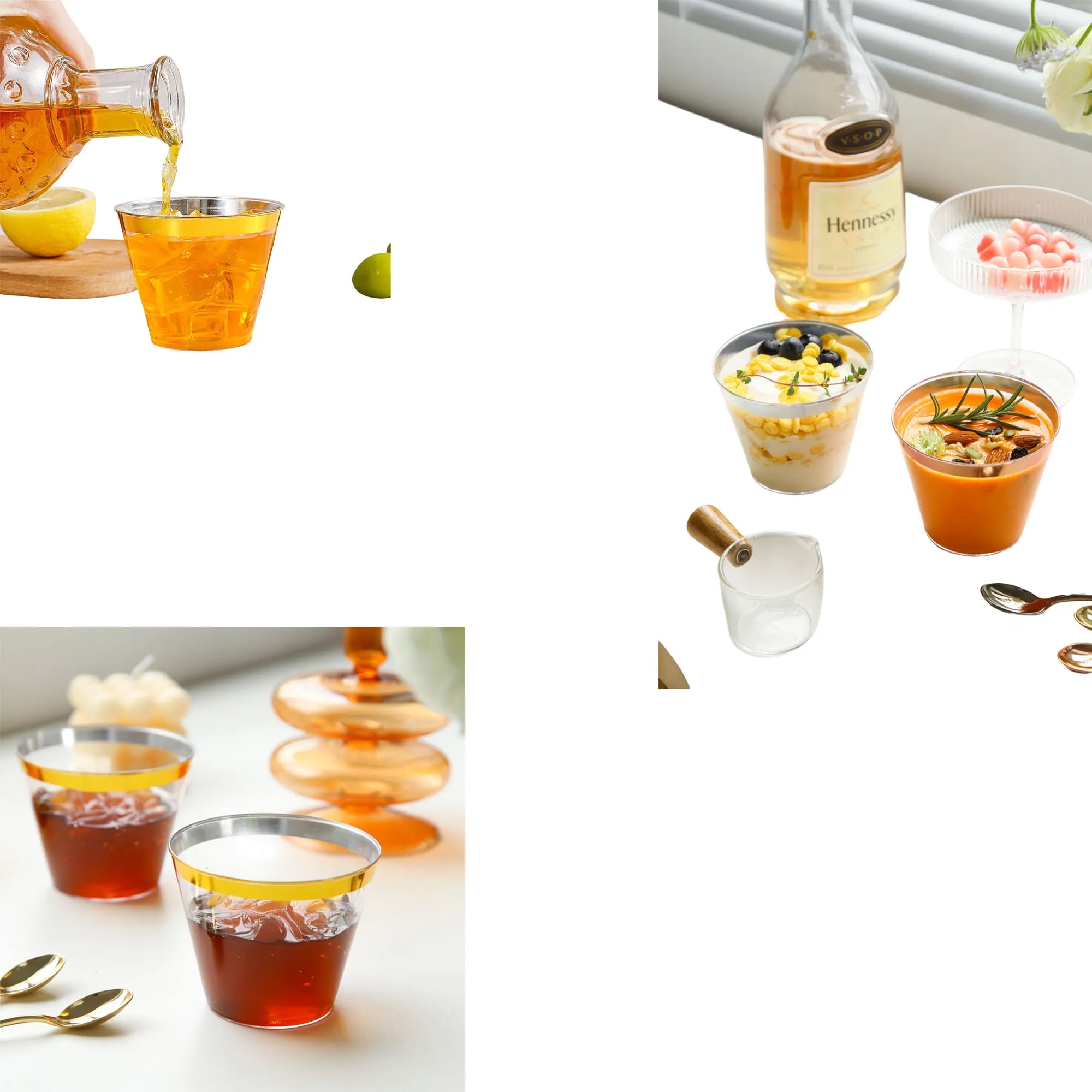 9 oz Disposable Clear Cups 6