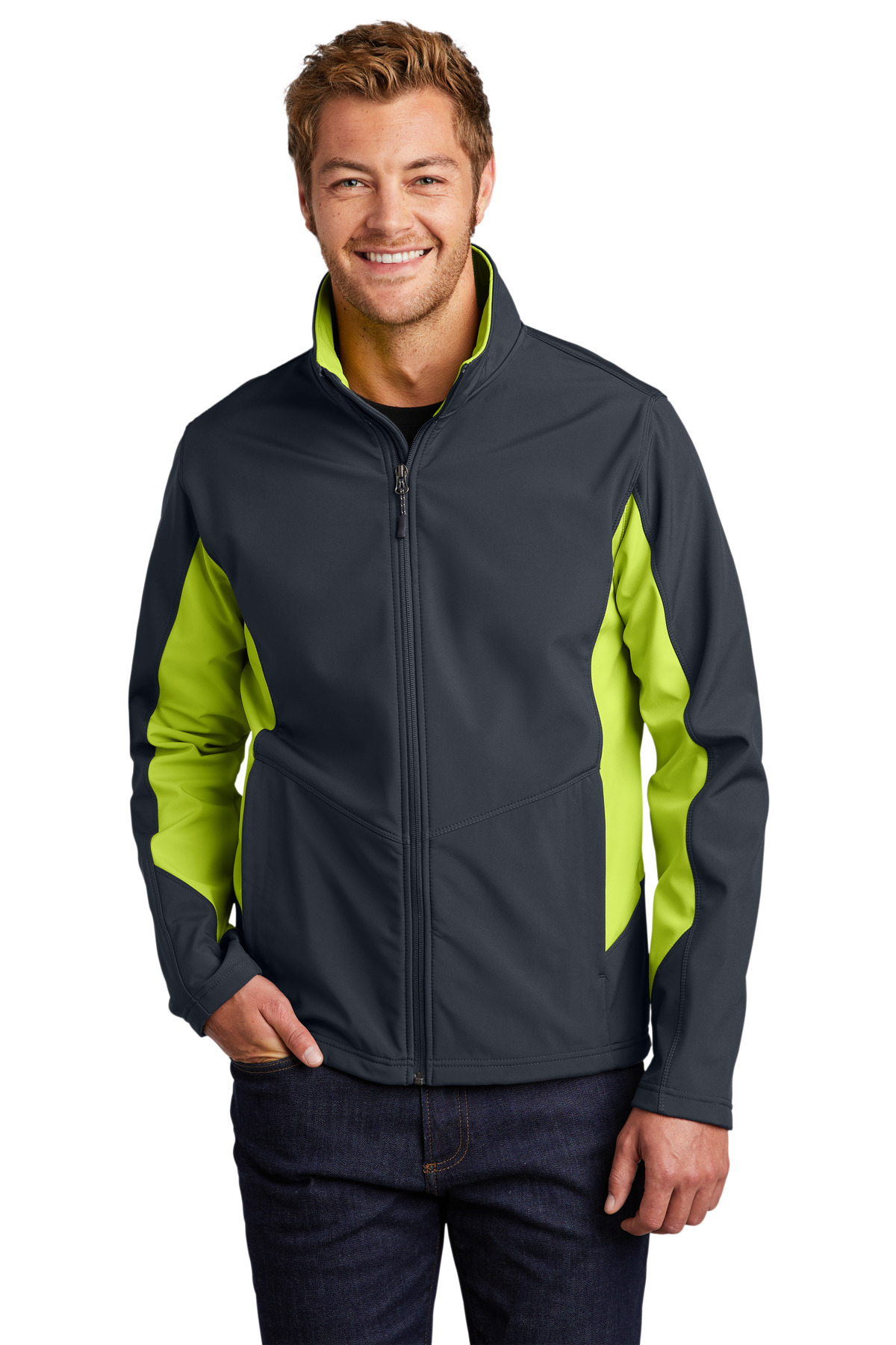 Core Colorblock Soft Shell Jacket