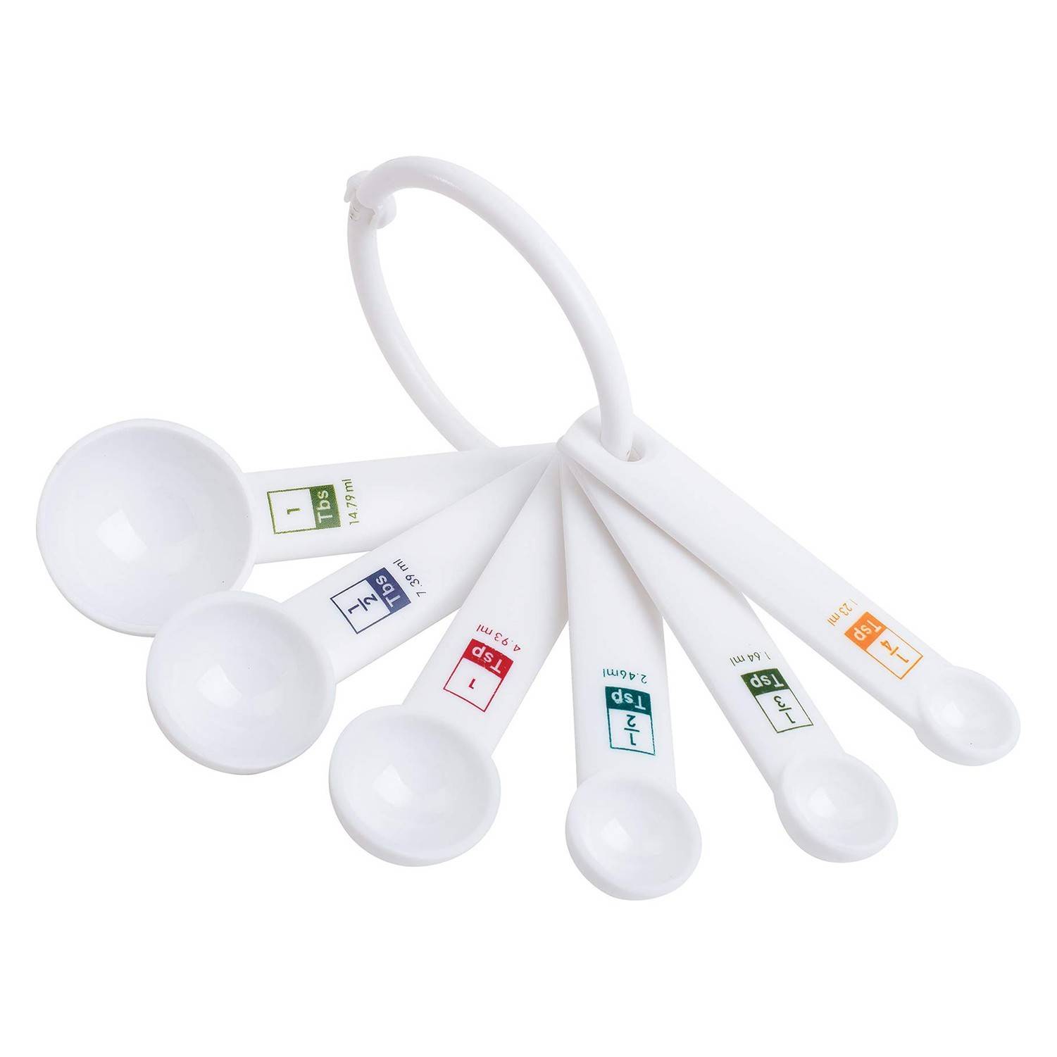 6-Piece Plastic Measuring Spoon Set 2