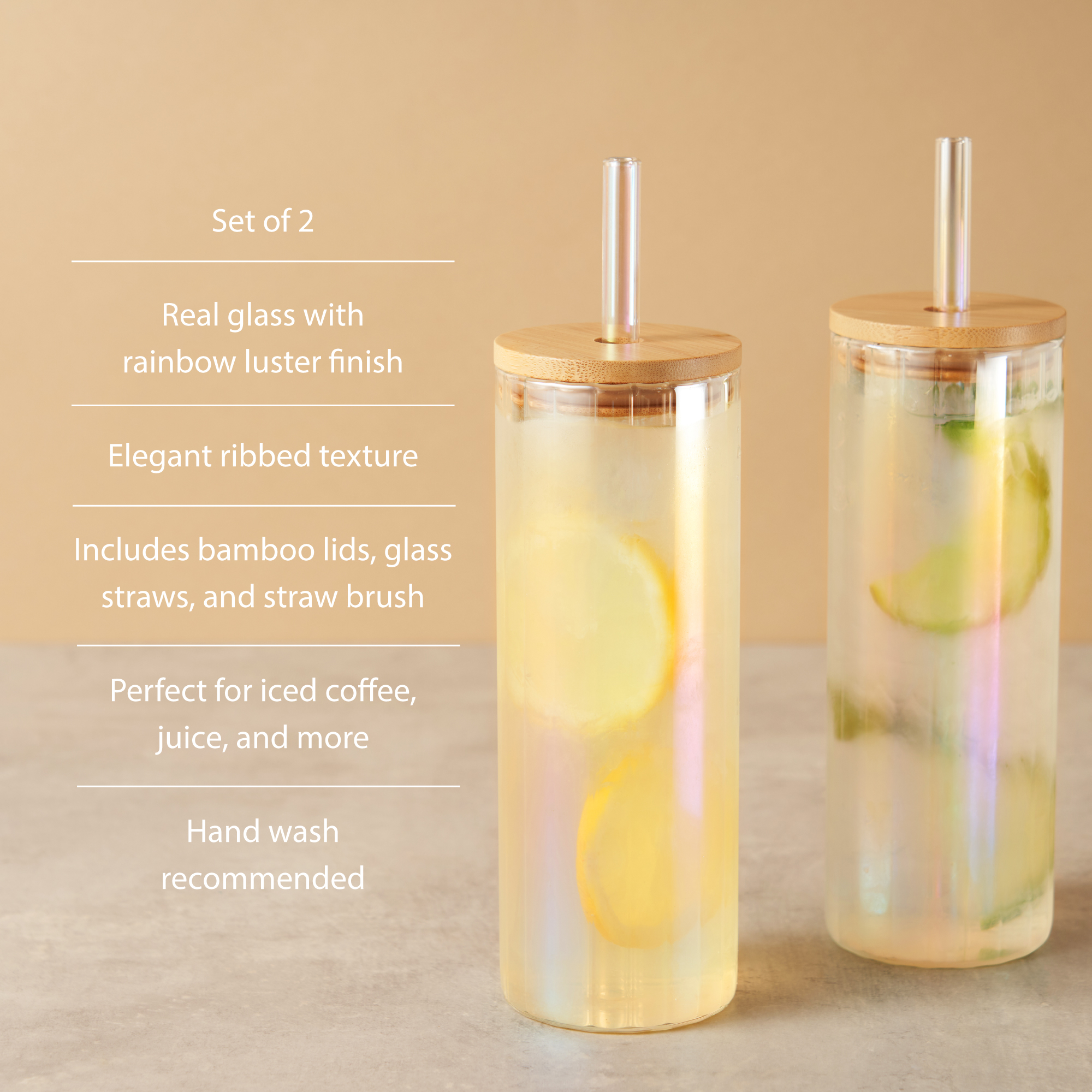 Twine Living® Rainbow Luster Tumbler 4