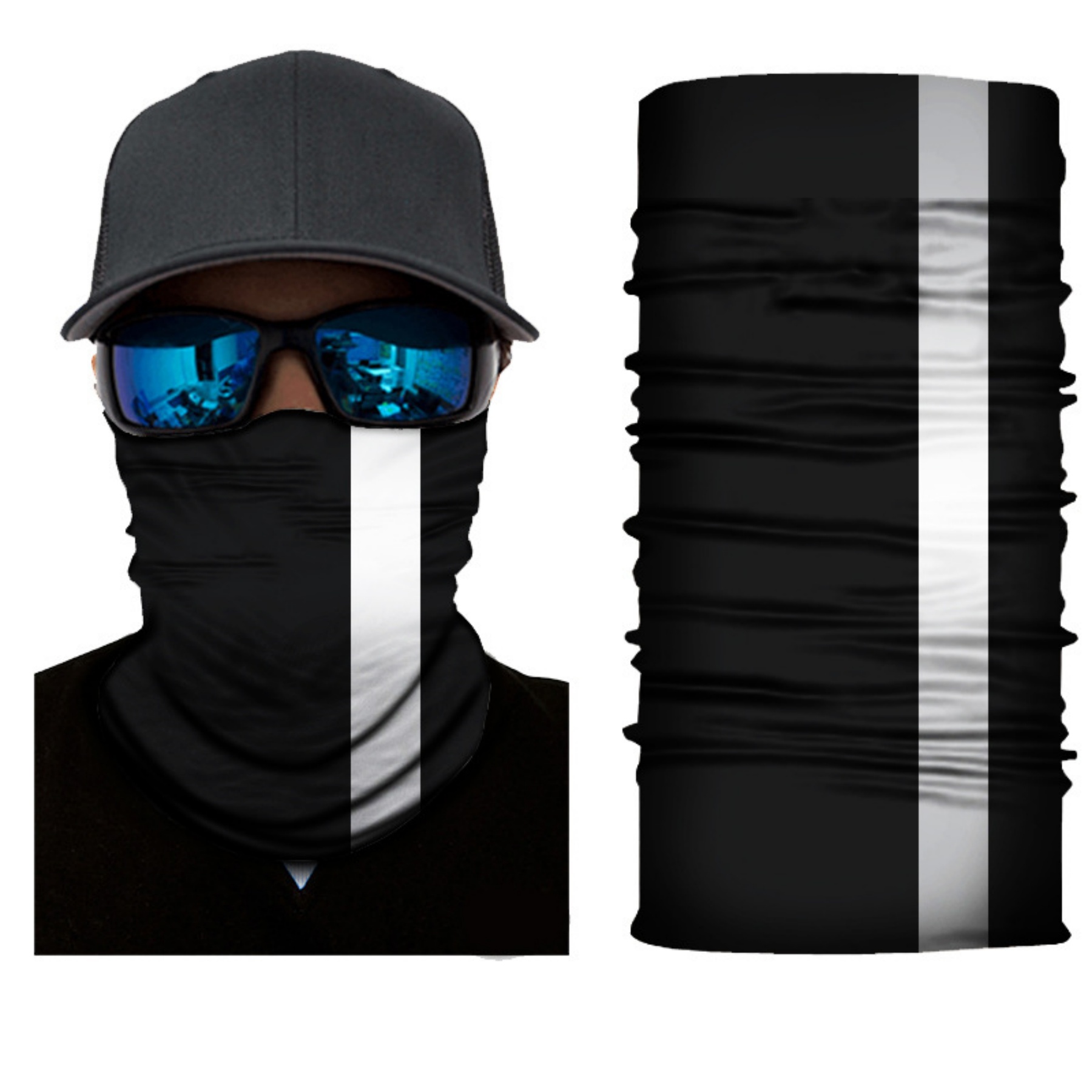 Cycling Neck Gaiter Headband Reflector Scarf Visibility Mask 2