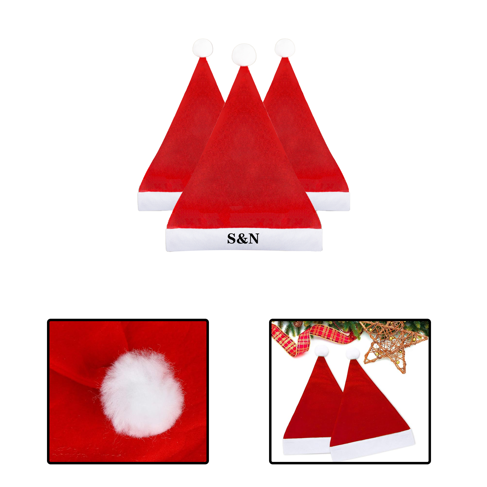 Full Color Children's Christmas hat 2