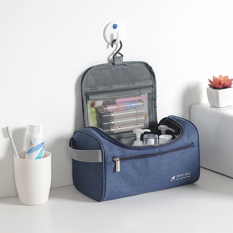 Large Oxford Toiletry Organizer Duffel Bag 8