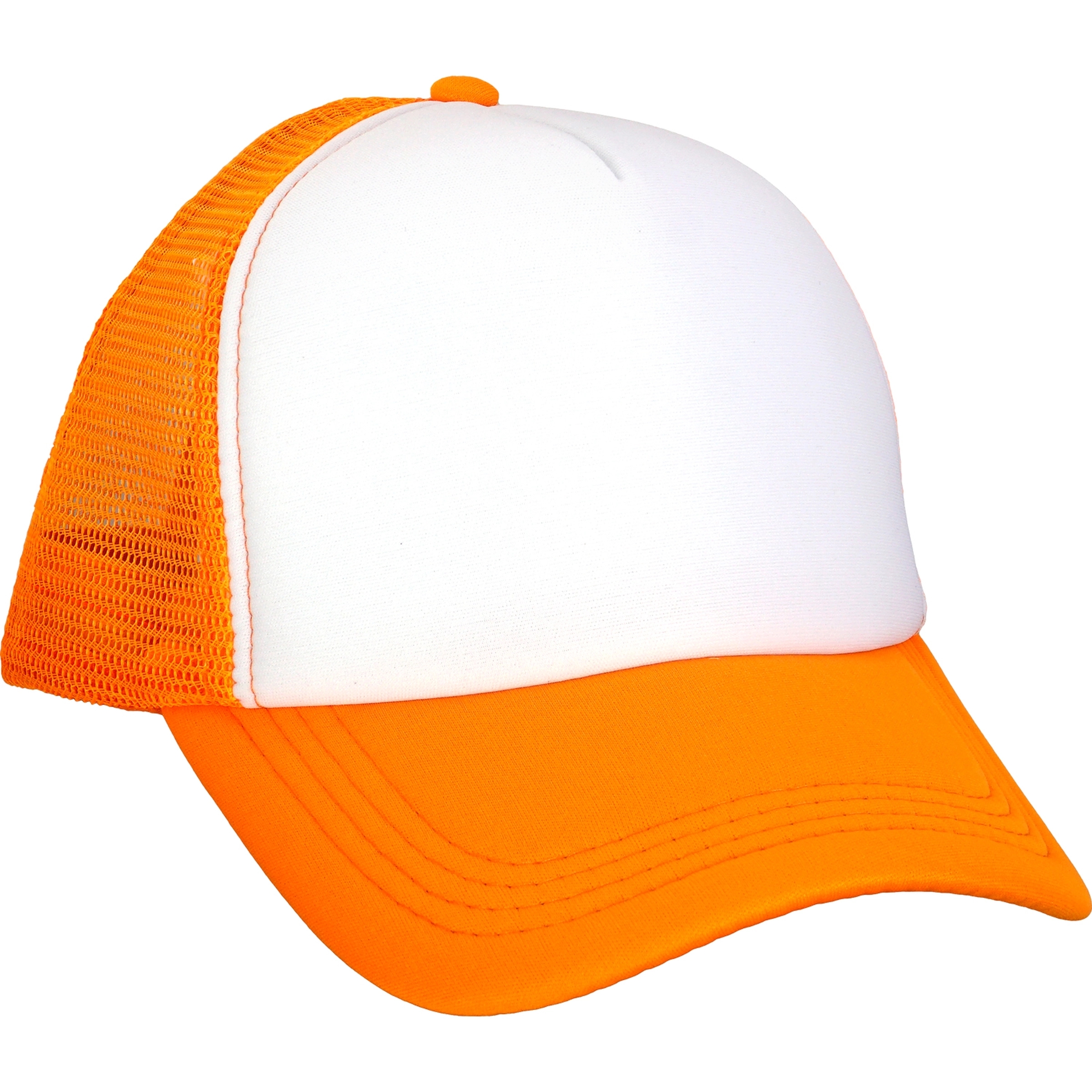 Foam Hexagon Emblem Trucker Hat 11