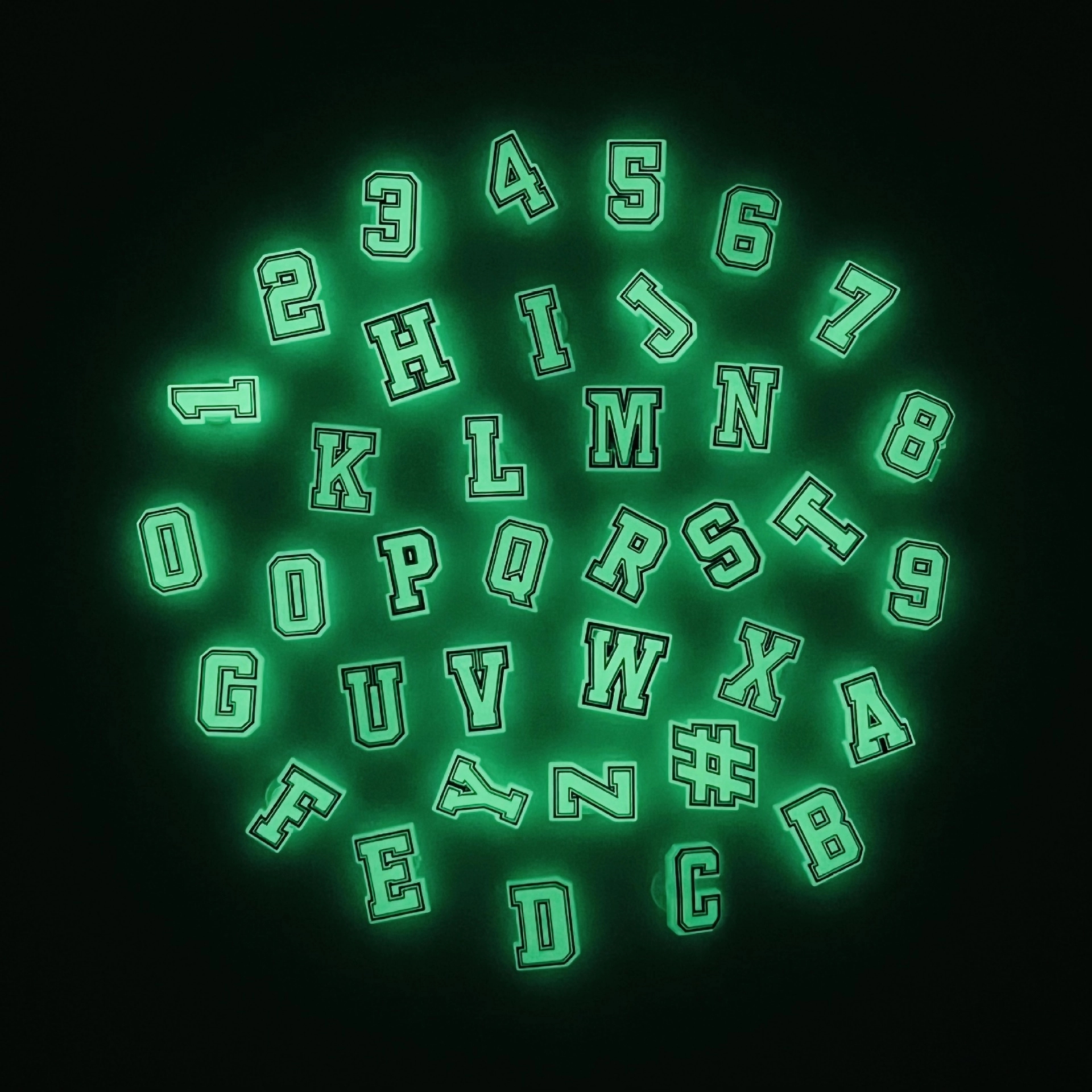 Custom Glowing At Night Shoe Charms 3