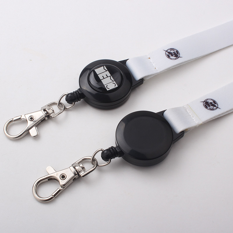 Custom Polyester ID Lanyard w/Retractable Clasp 4
