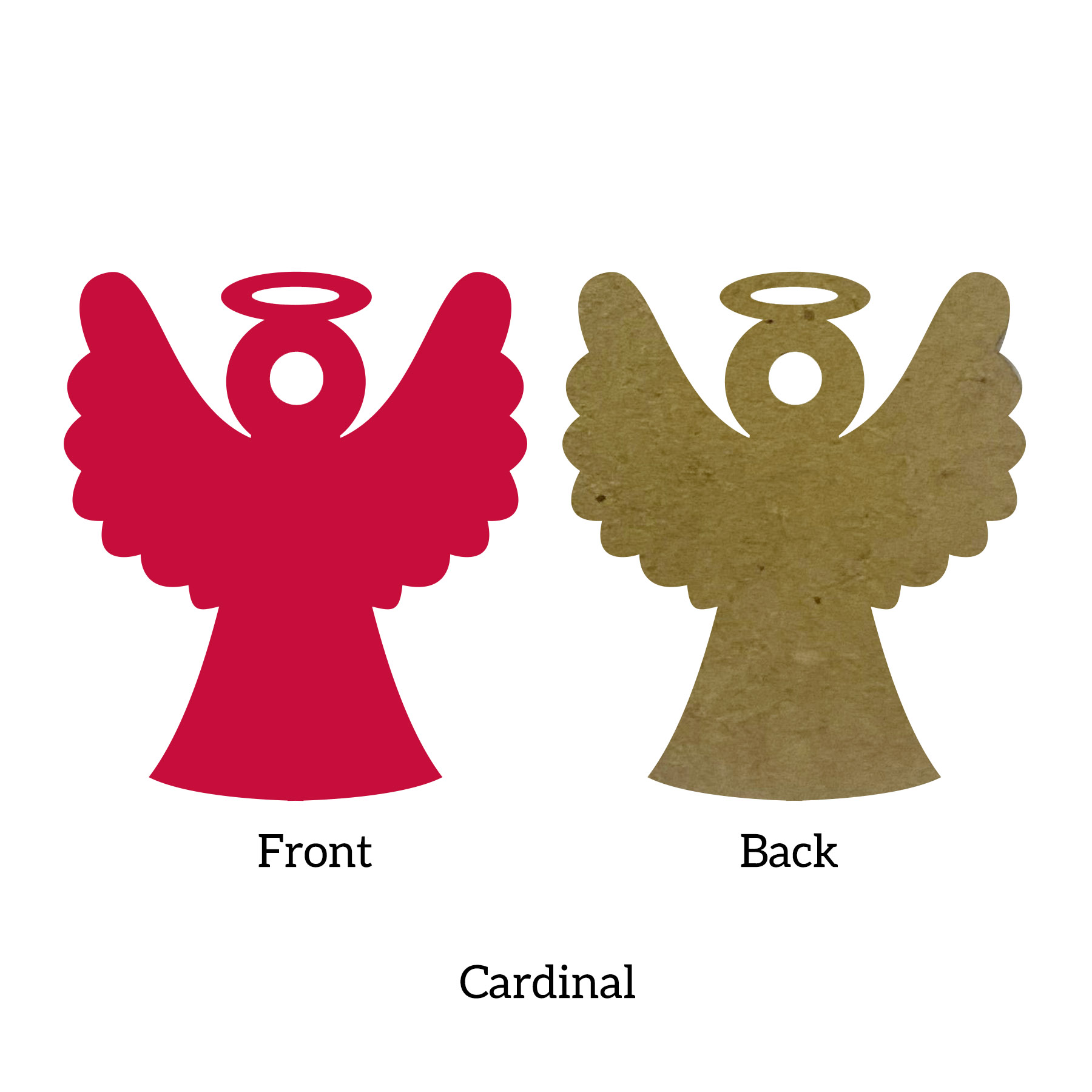 Free Shipping Solid Color Christmas Ornament - Angel 14
