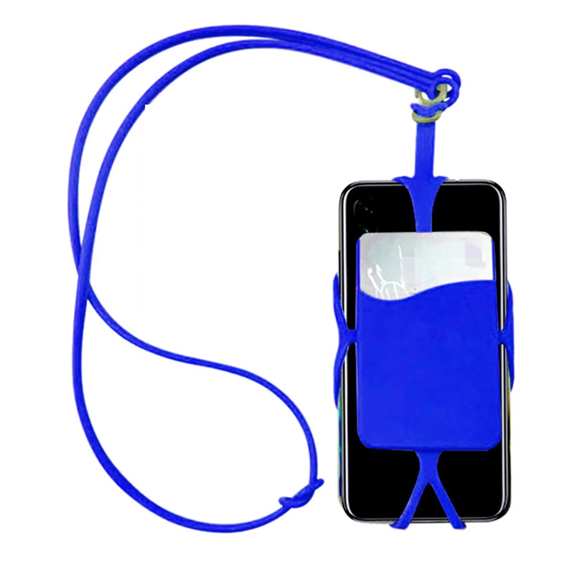 Silicone Mobile Phone Lanyard Card Holder 2