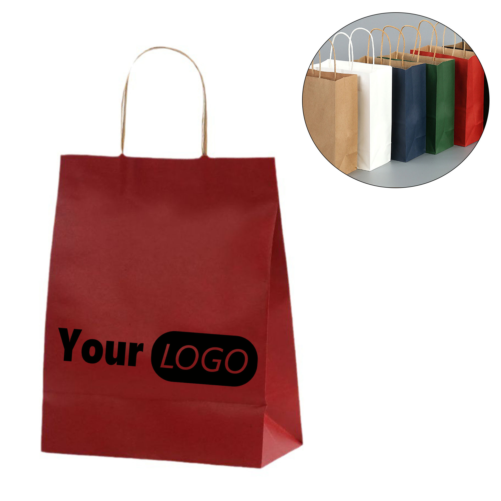 Kraft Paper Tote Bag Sizes Available 5