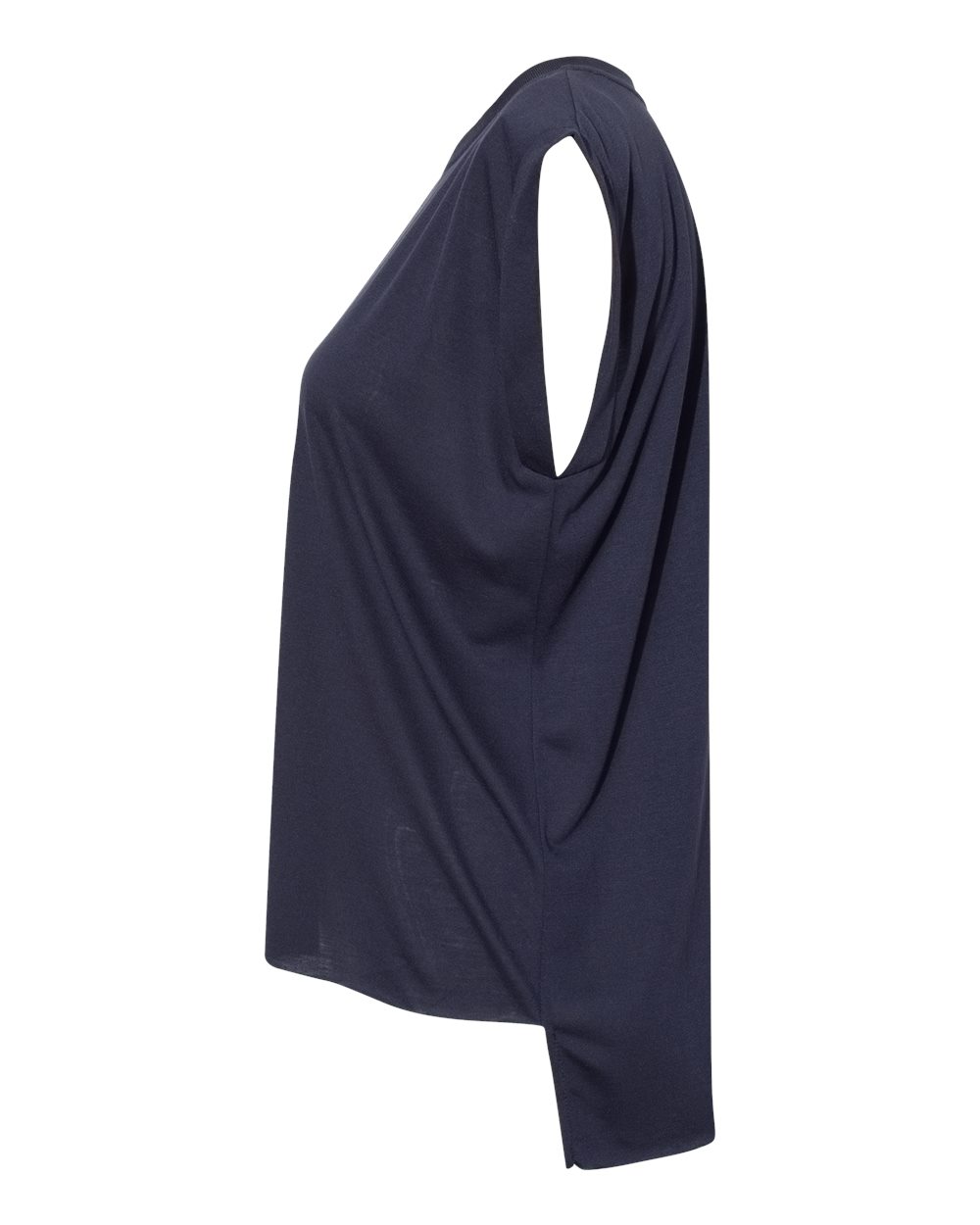 Women's Flowy Rolled Cuffs Muscle Tee - 8804 24