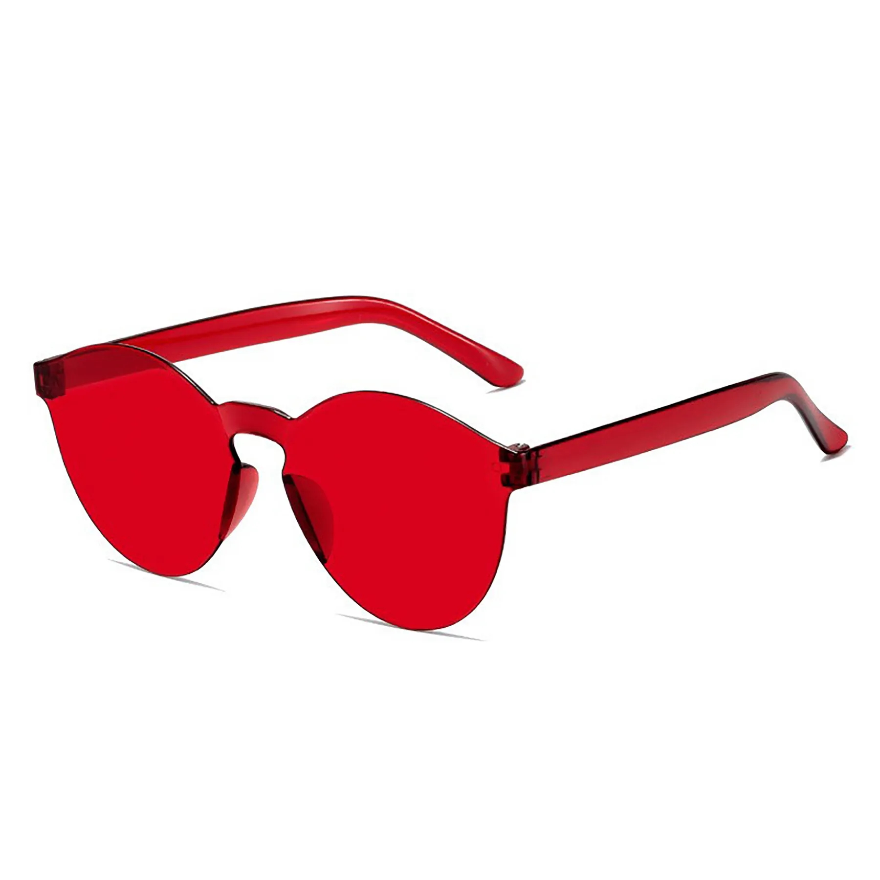 Round Rimless Sunglasses 6