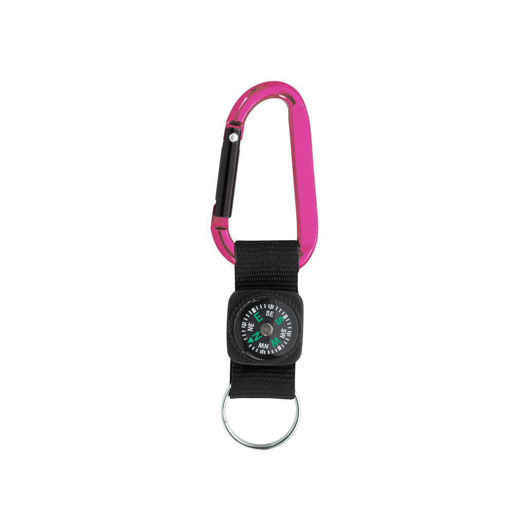 Combo Carabiner Compass Keychain 2