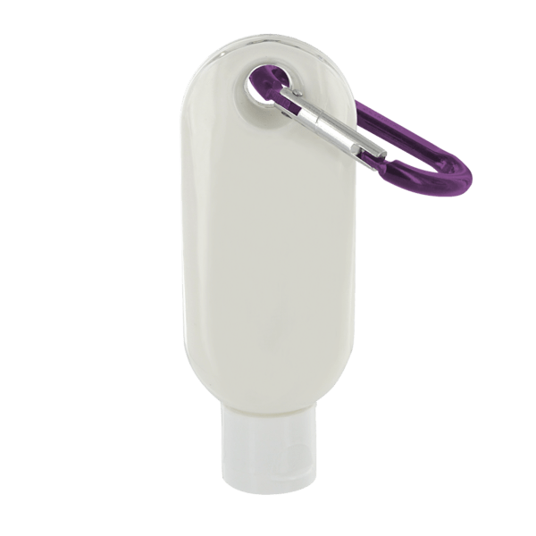 1.9 oz SPF 50 Sunscreen in Clear Bottle with Carabiner 14