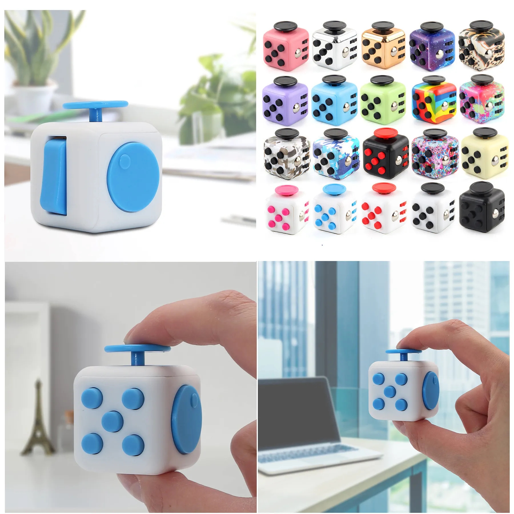 Fidget Cube Stress Anxiety Pressure Relieving Toy 2
