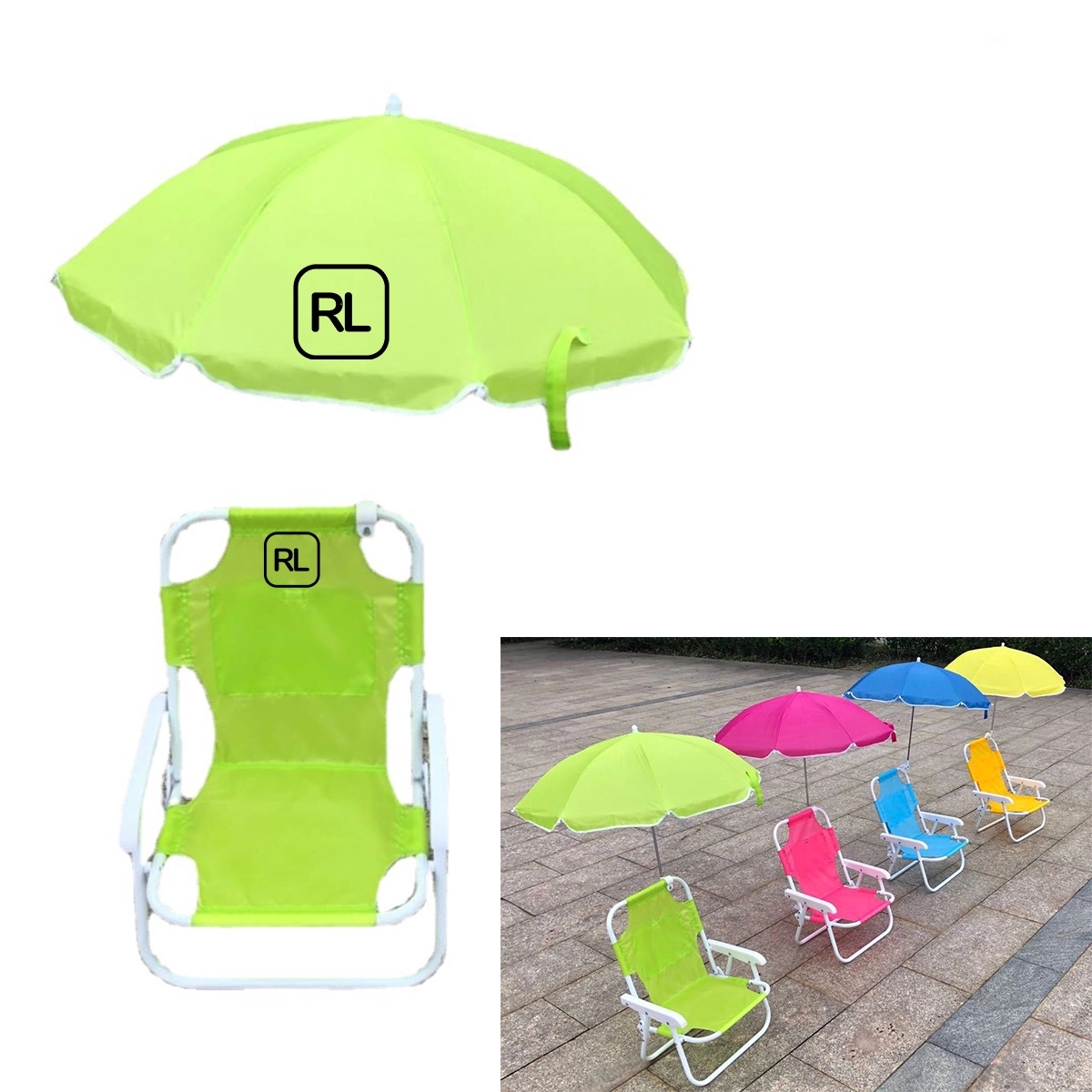 Portable Kids Sunshade Beach Chair 2