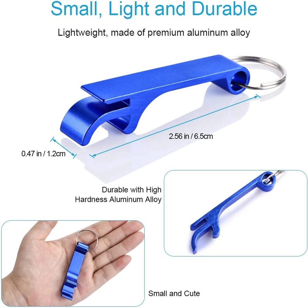 Premium Metal Keychain Bottle Opener 3