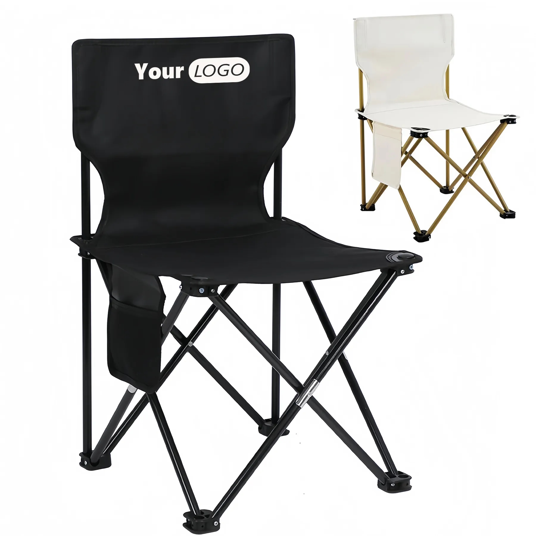 Iron Outdoor portable folding chairs 2