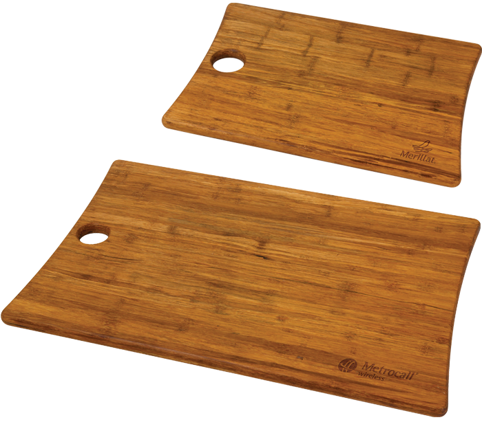 Woodland Bamboo Cutting Board Set 4