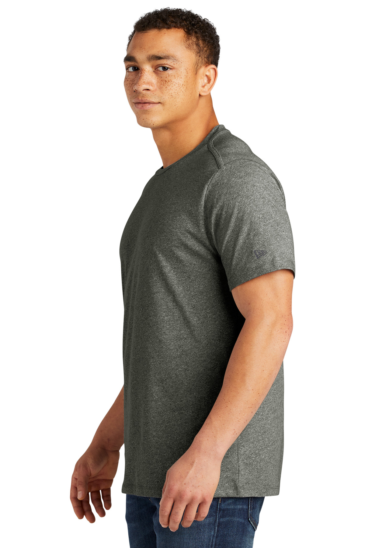 New Era Heritage Blend Crew Tee. NEA100 108