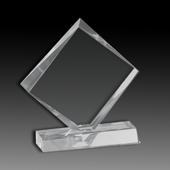 Lucite Award With Base 5
