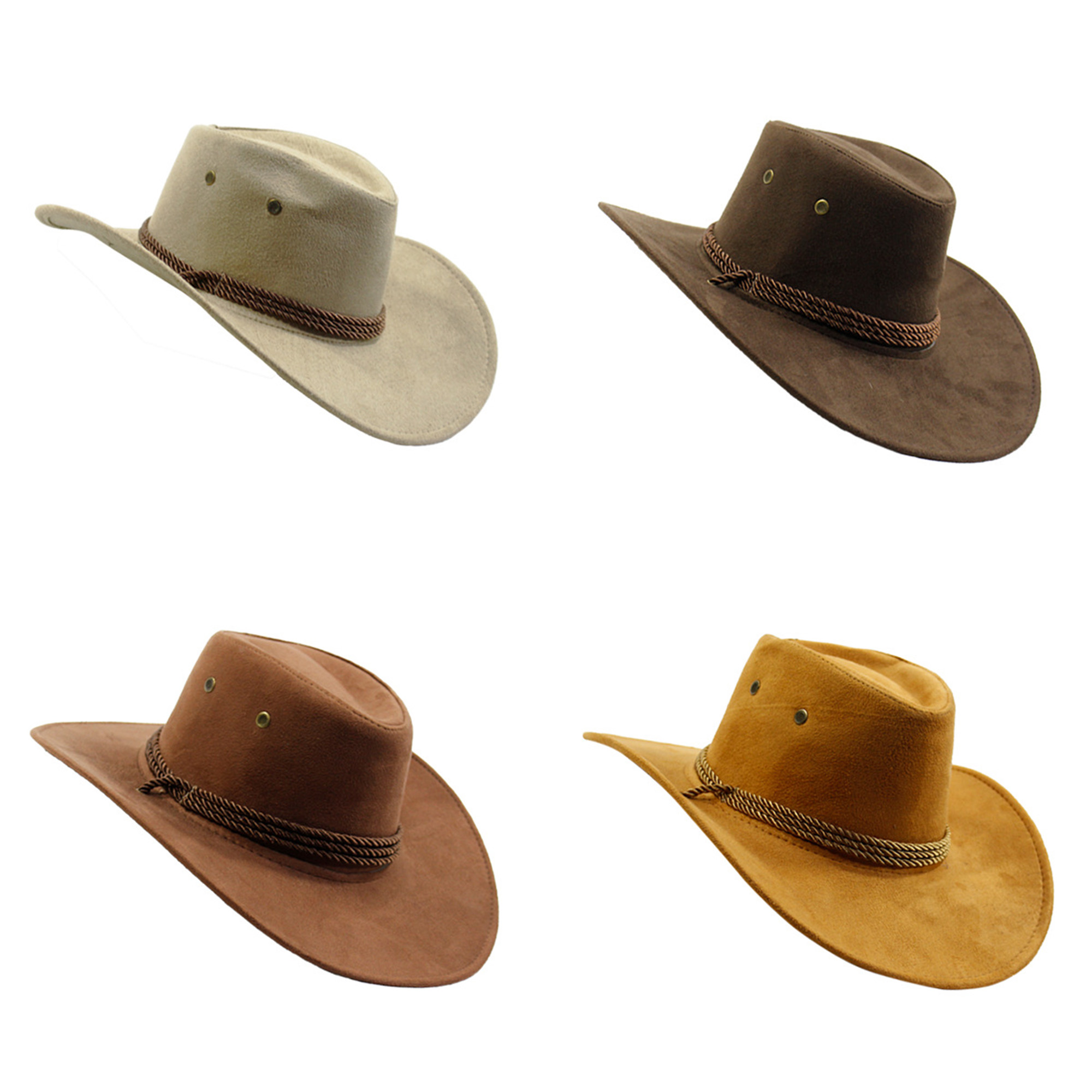 Western Suede Cowboy Hat 2