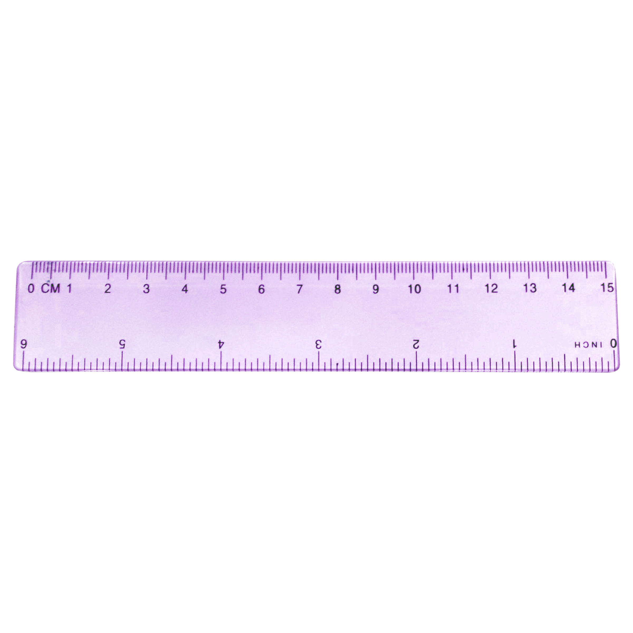 Plastic Transparent Solid Color Ruler 3
