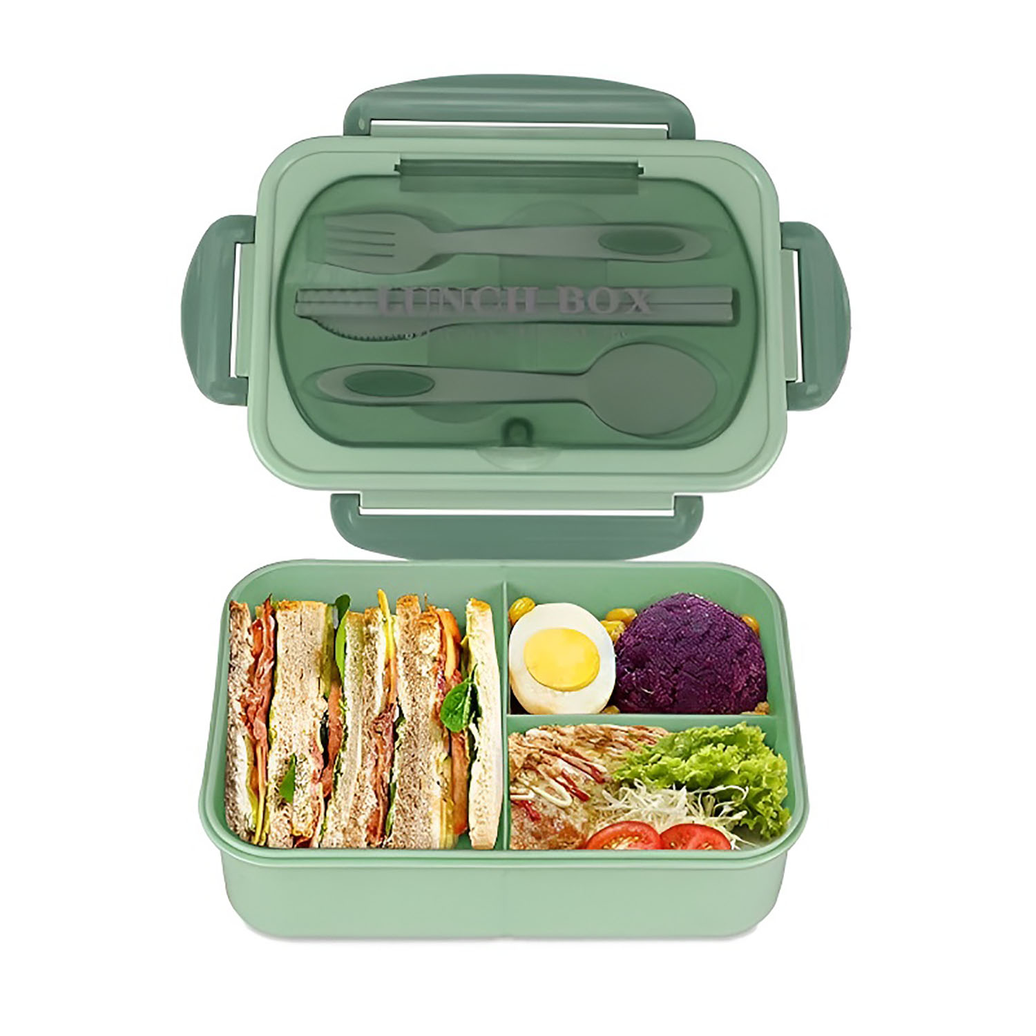 Lunch Box w/ Cutlery 6