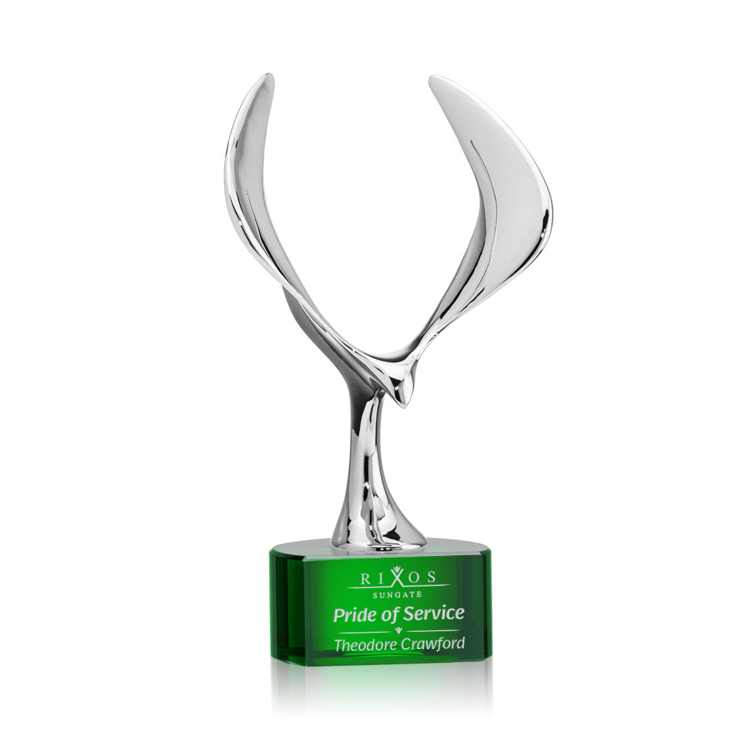 Maverick Eagle Award on Paragon Base - Green 2