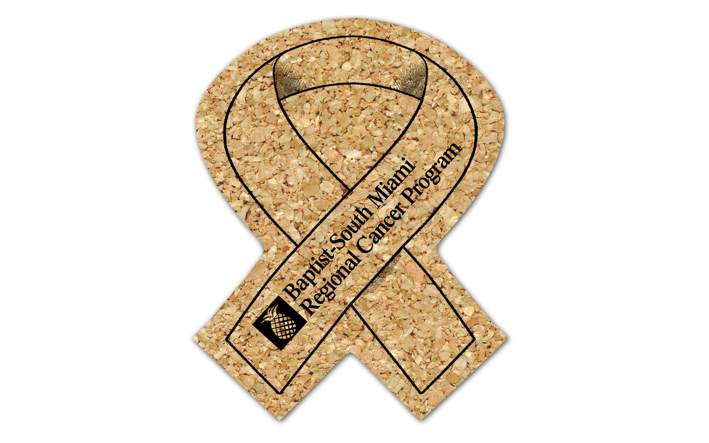 Ribbon Cork Coaster 4RB 3