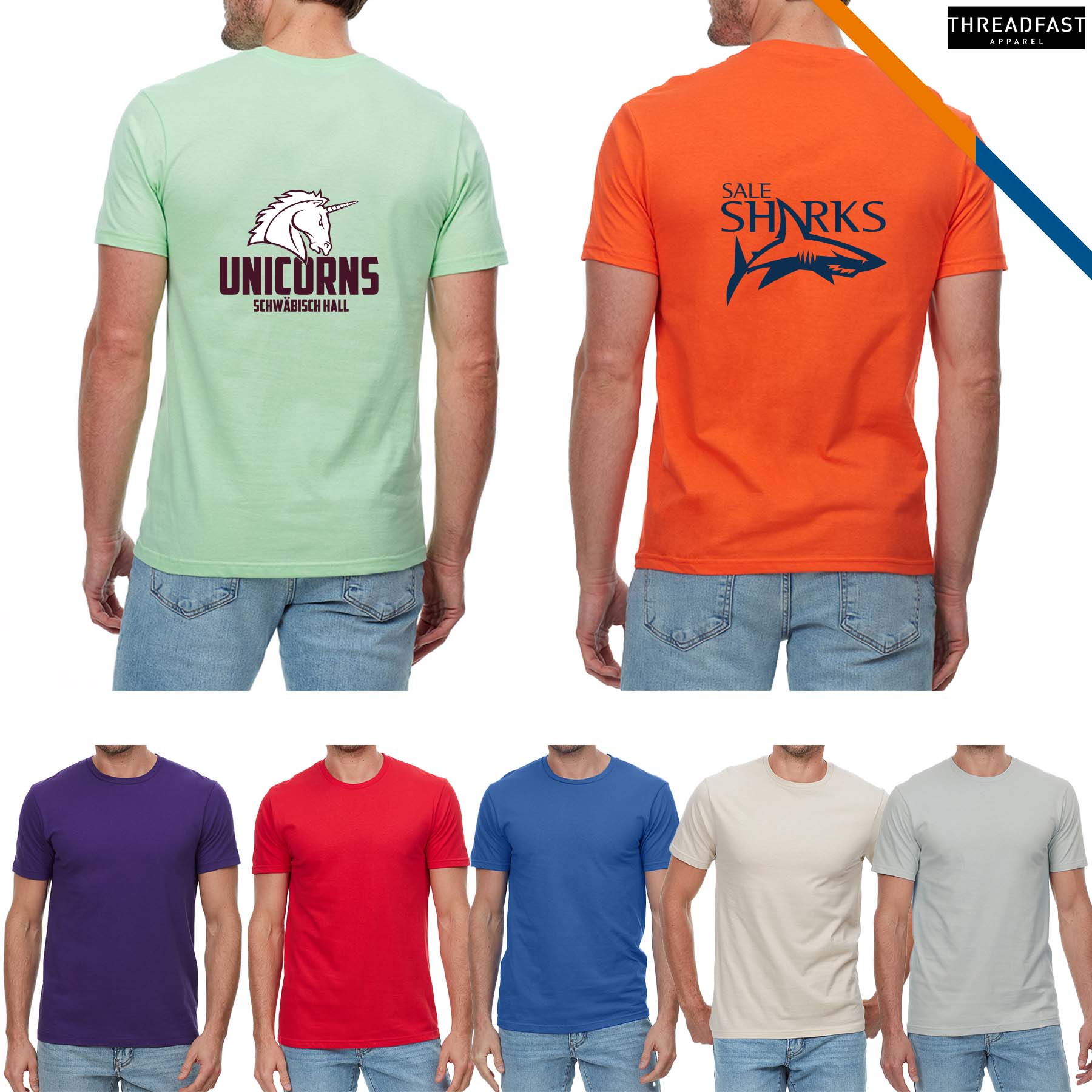 Threadfast Apparel® Unisex Cotton T-Shirt 4