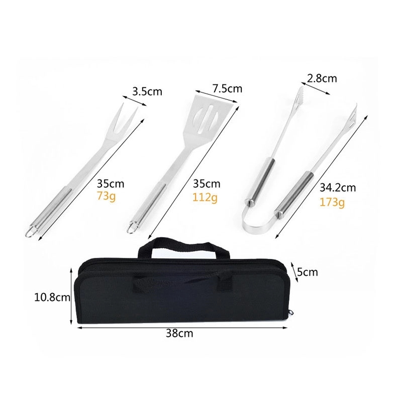 Barbecue Grill Tools Set 3Pcs 6