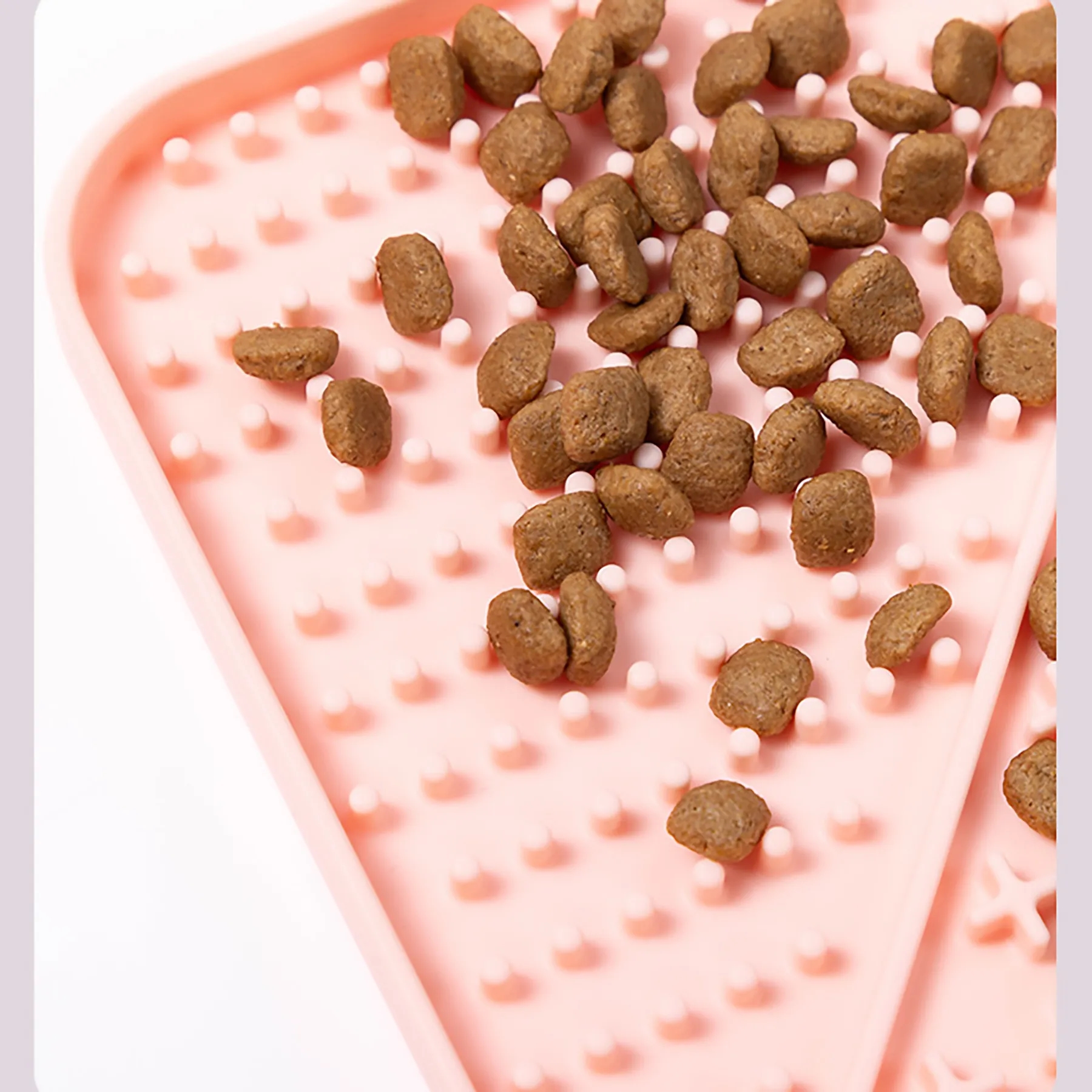 Silicone Rectangular Pet Slow Food Mat 8
