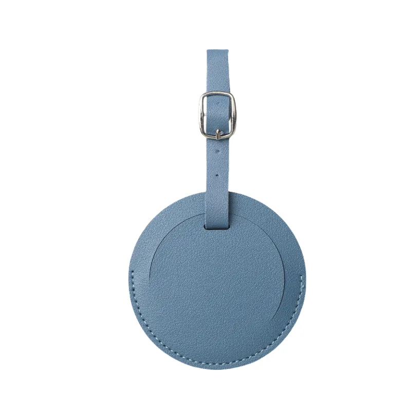Round PU Luggage Tags 2