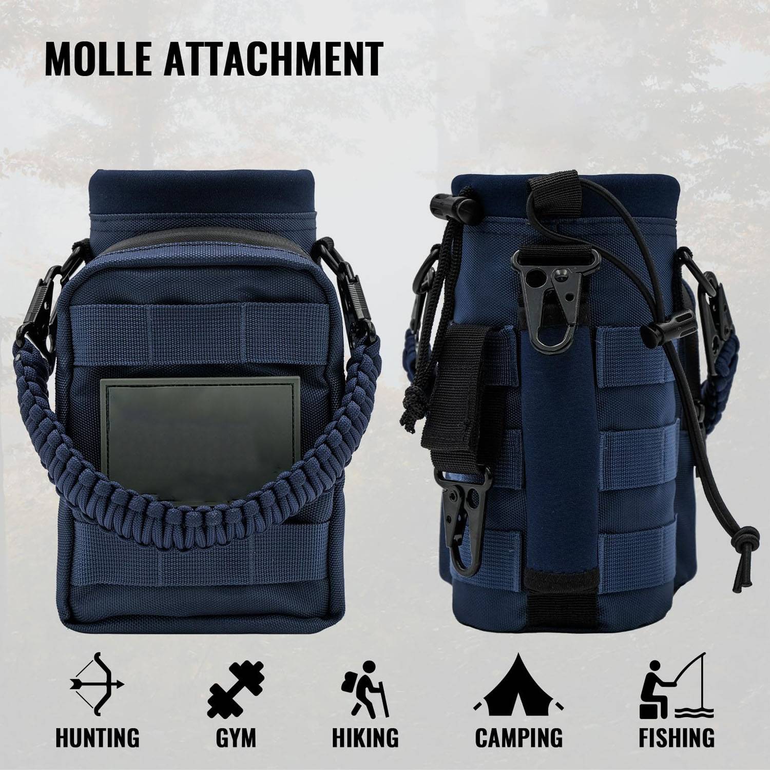 Multi-Function Tactical Insulated Water Bottle Pouch 4