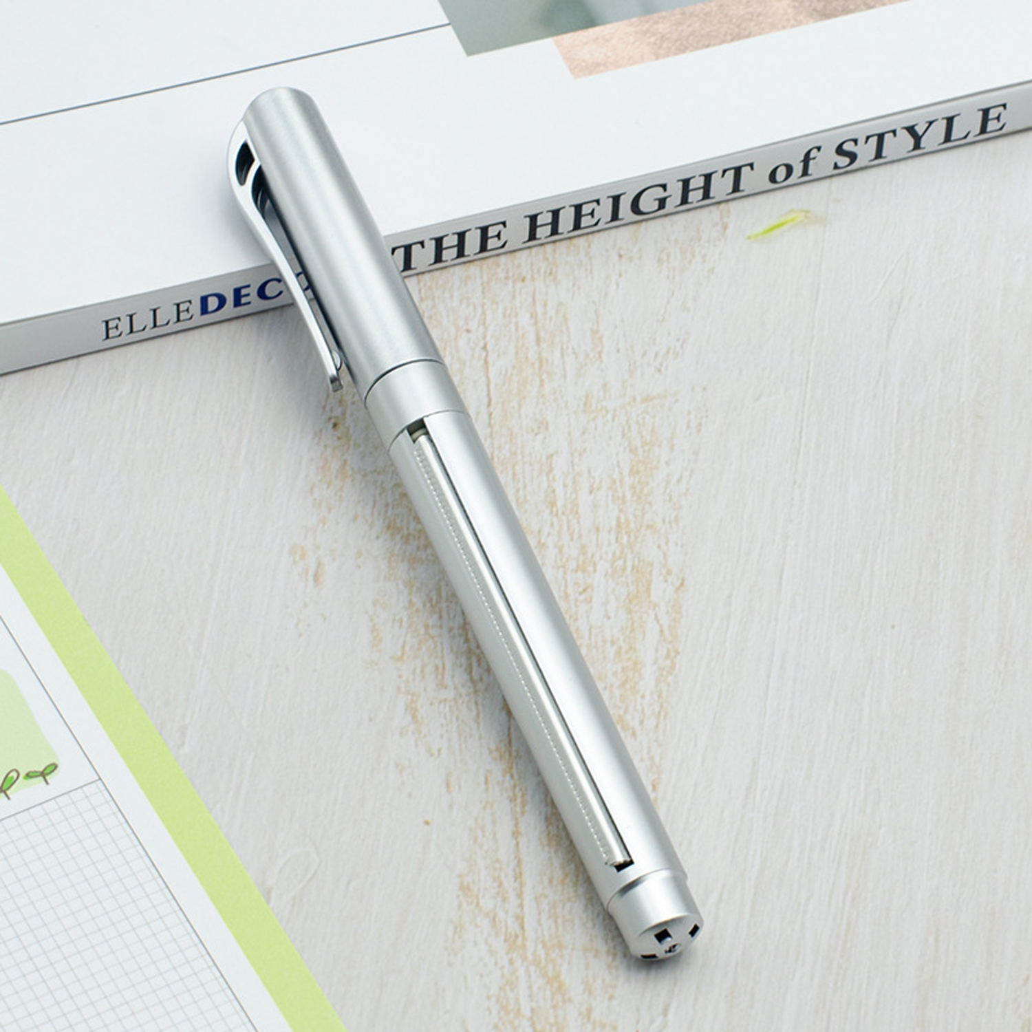 Plastic Cap Action Banner Ballpoint Pen 13
