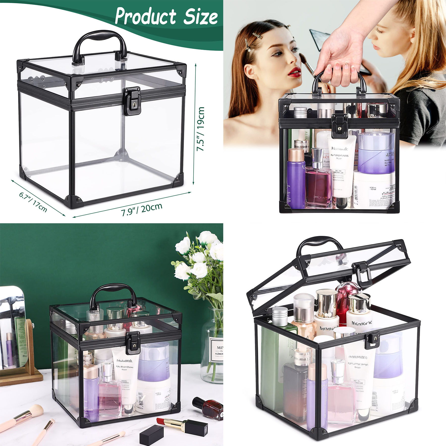 Portable Cosmetics & Toiletry Organizer Box 2