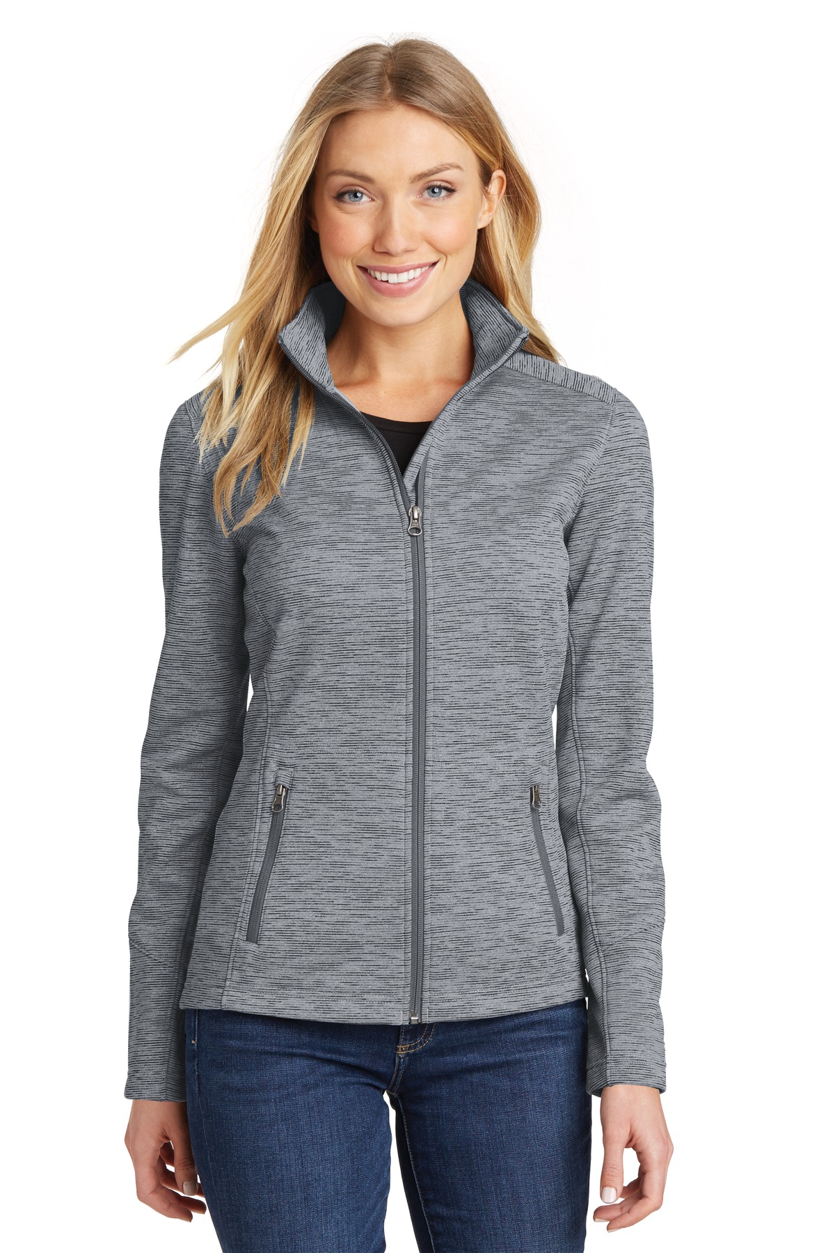 Port Authority Women's Digi Stripe Fleece Jacket. L231 28