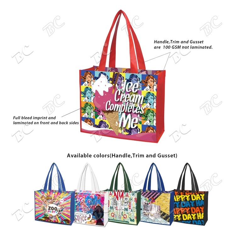 Free Shipping 16 x 12 Small Quantity Custom Laminated Bag 2