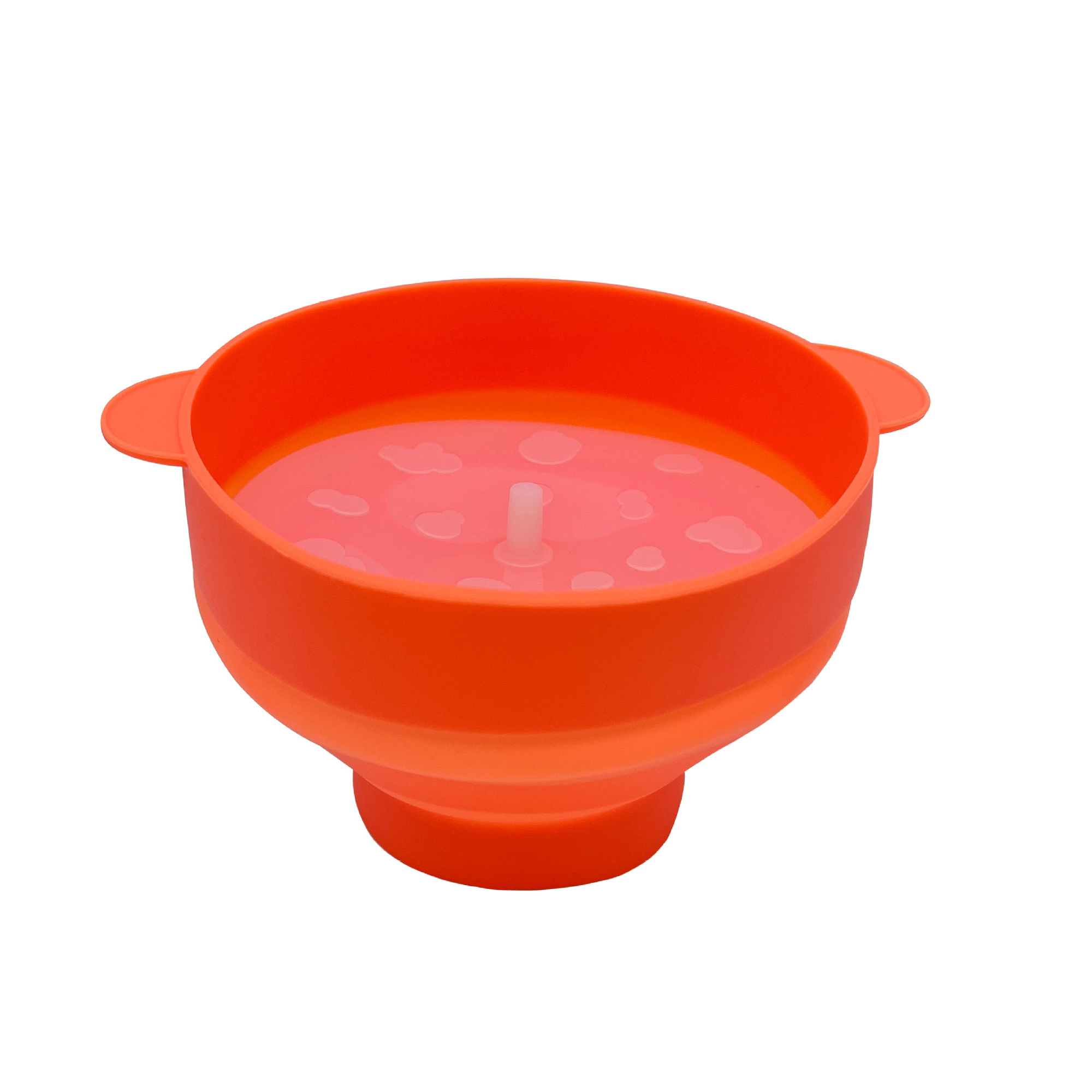 Collapsible Silicone Microwave Popcorn Bowl With Lid 6