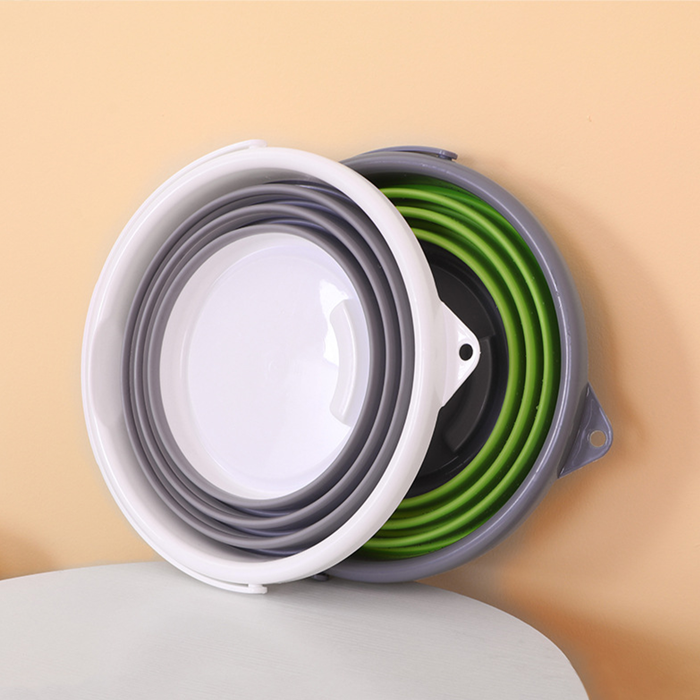 Plastic Outdoor Camping Folding Bucket 5
