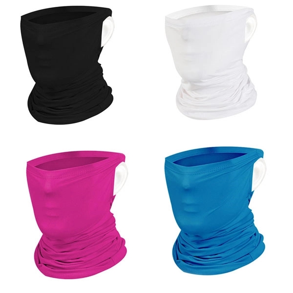 Ice Silk Cooling Earloop Bandana Neck Gaiter 7
