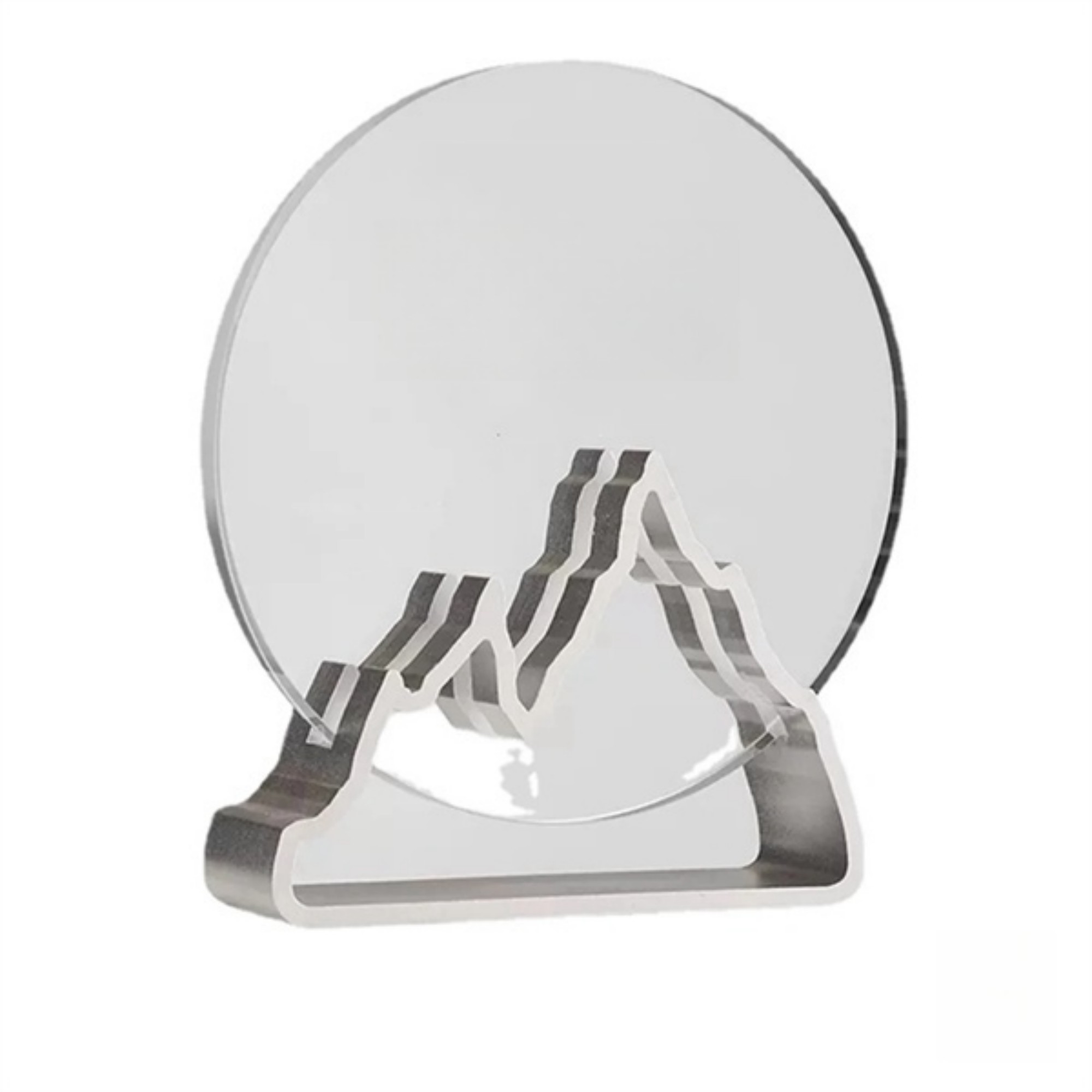 Round Metal Crystal Award Trophy 4