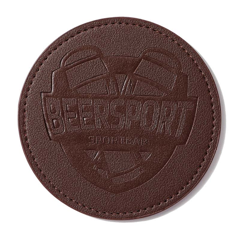 Custom Leather Coasters 20