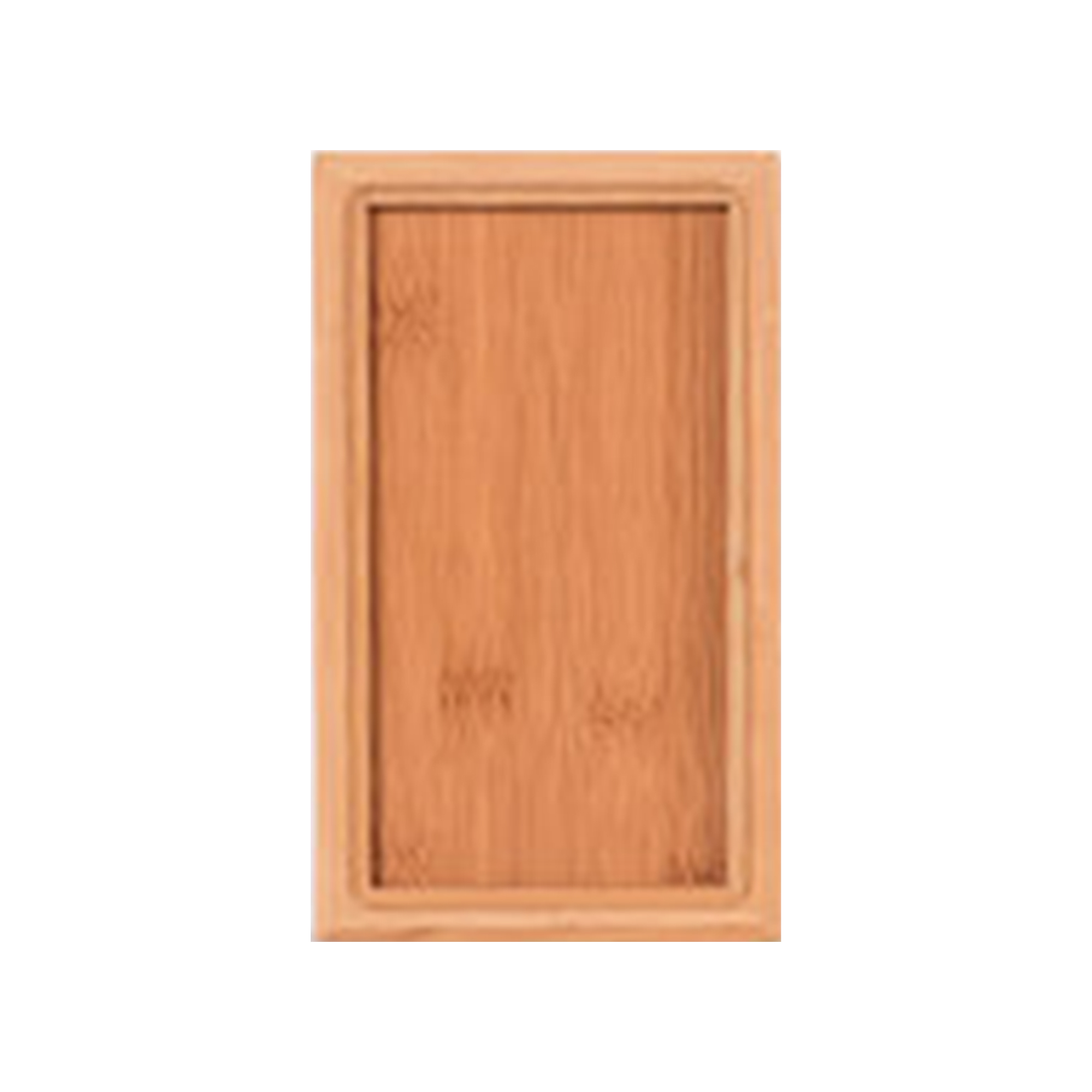 Natural Wood Serving Board With Hand Ring 8.7" x 5" x 0.9" 3