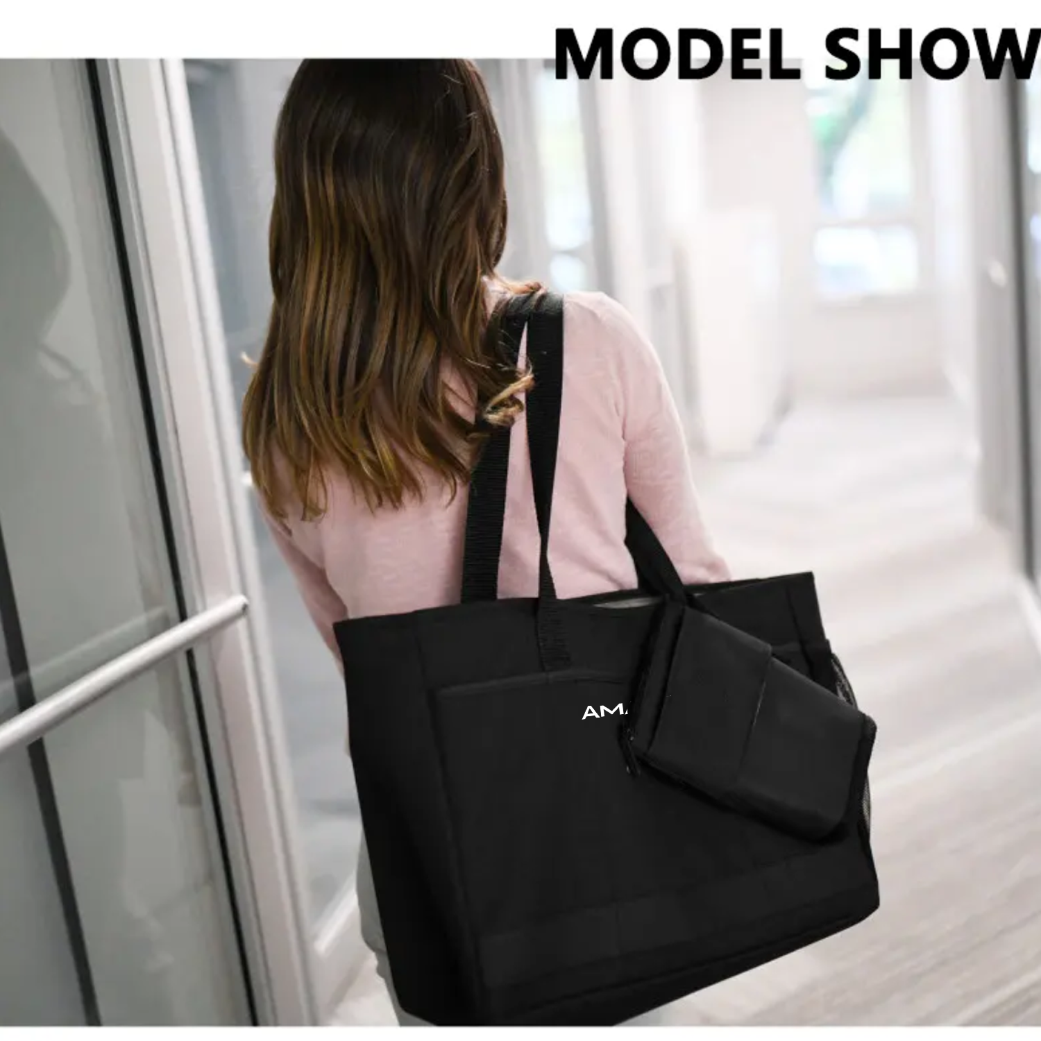 water resist 15.6 inch oxford daily business Laptop Tote Bag 4