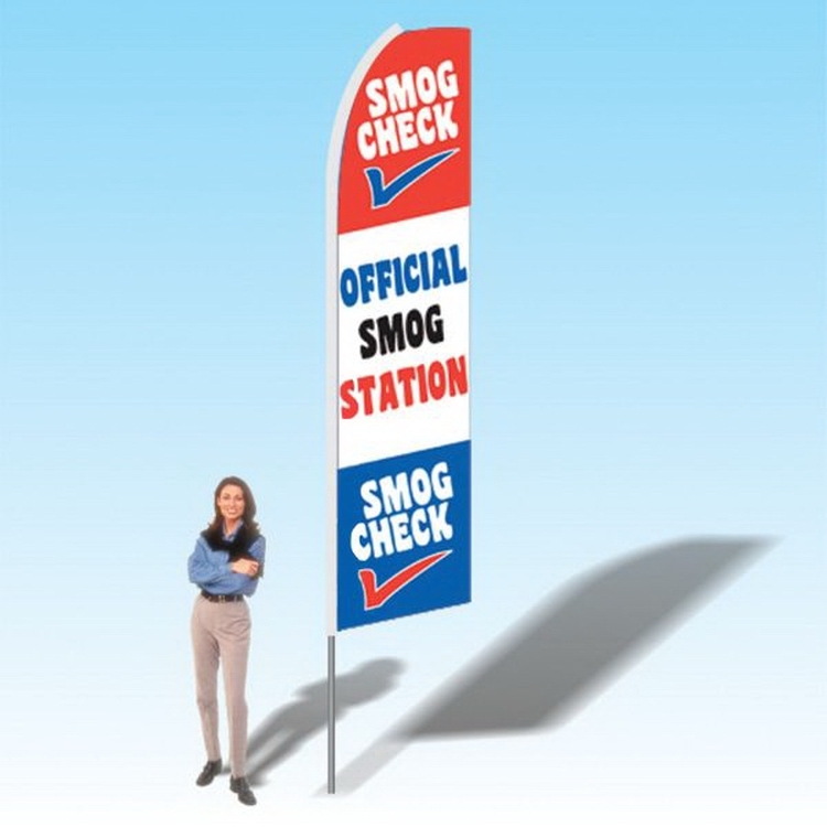 15FT Official Smog Station Advertising Banner Flag 2