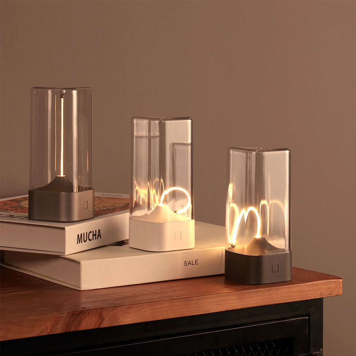 Camping magnetic night light rechargeable table lamp 6